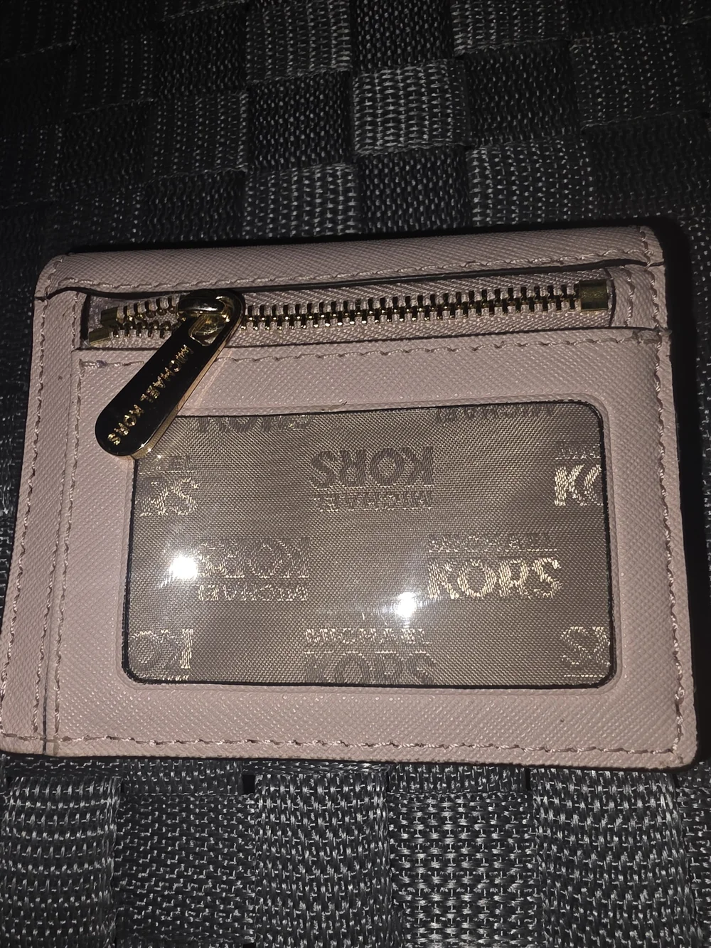 Michael Kors Blush Leather Card Case Wallet - Picture 2 of 4